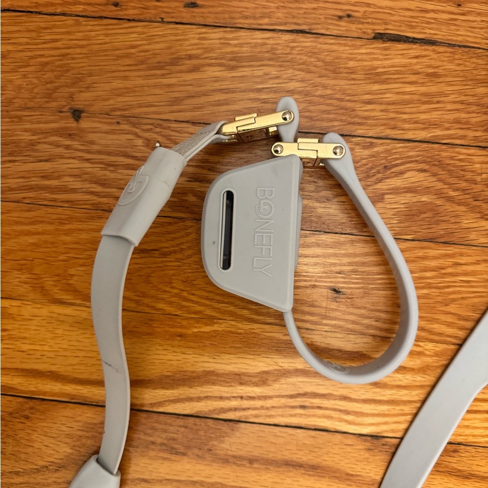 Bone fly light blue leash and harness - Picture 4 of 5